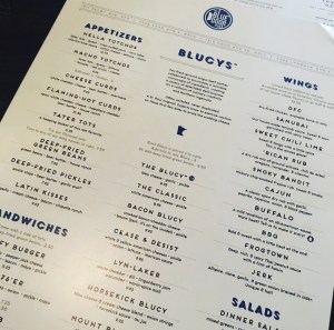 Blue Door Pub Uptown Minneapolis Menu