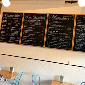 Cold Front Ice Cream Menu