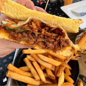 Tamarack Tap Room Brisket Grilled Cheese