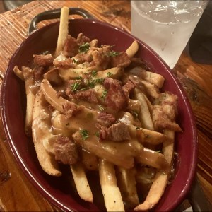 Brick and Bourbon Stillwater Pork Belly Poutine