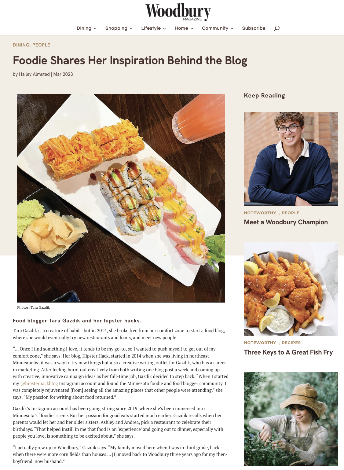 Woodbury Magazine Hipster Hack Interview